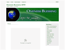 Tablet Screenshot of onenessblessing-dfw.com